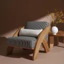 Стул из массива, деревянный