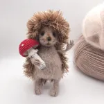 Вязаные интерьерные игрушки