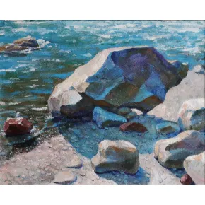 Картина "Вода и камни".