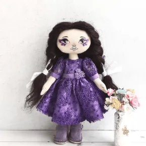 интерьерная текстильная кукла