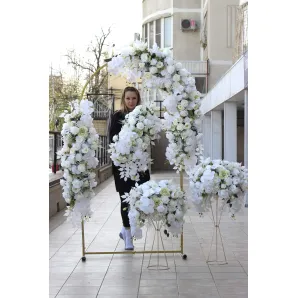 Цветочный декор для свадьбы. Свадебная арка, стойка, президиум [CLONE]