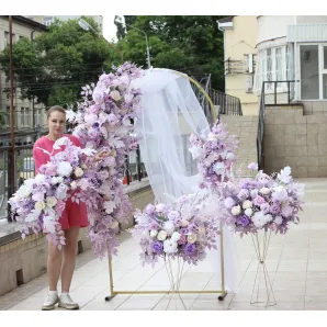 Цветочный декор для свадьбы. Свадебная арка, стойка, президиум
