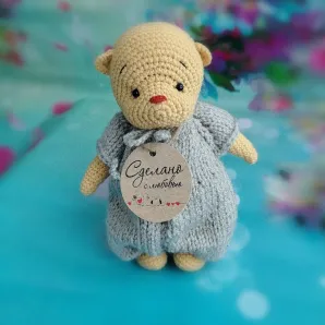 Вязаный мишка
