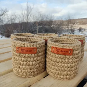 Стаканчик из джута