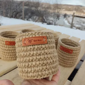 Стаканчик из джута