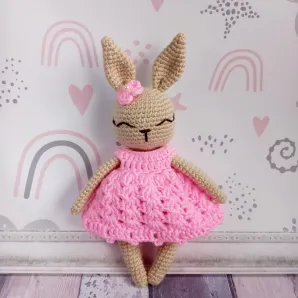 Мягкая игрушка спящая Зайка