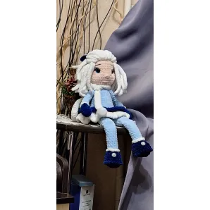 Игрушка  вязанная кукла ручная работа