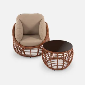 Кофейный стол "LOTUS" Африканский закат