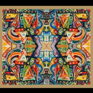 Авторский платочек, дизайн Ирины Кузиной 4