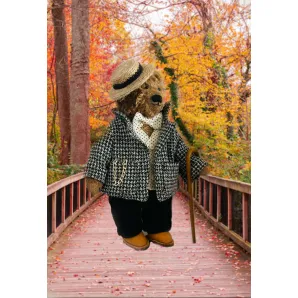 Интерьерная игрушка Медведь джентельмен