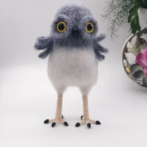 Вязаная интерьерная игрушка: Сова