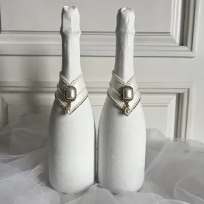 Свадебные чехлы на шампанское