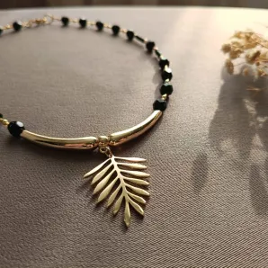 чокер веточка пальмы