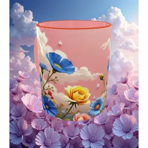 Кружка яркие цветы