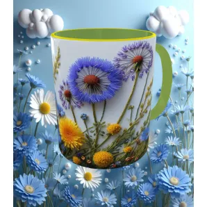 Кружка цветы