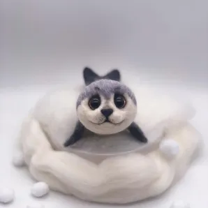 Войлочная игрушка: Морской котик