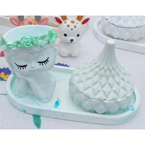 Шкатулка и кашпо с подставкой