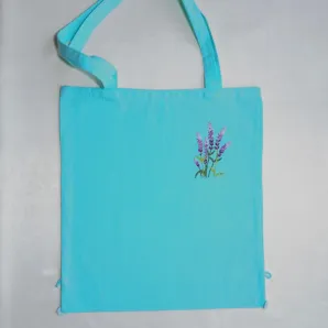 сумка шоппер с вышивкой