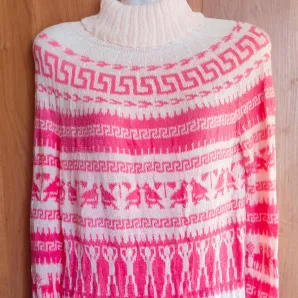 Летний свитер с норвежскими узорами