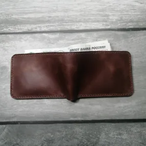 Портмане мужское,БИФОЛД классический.Изделия из кожи.