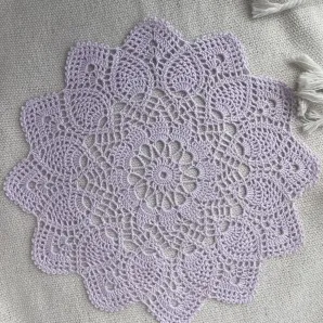 Салфетка ажурная крючком