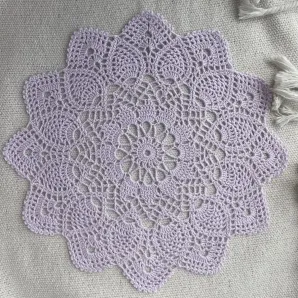 Салфетка ажурная крючком