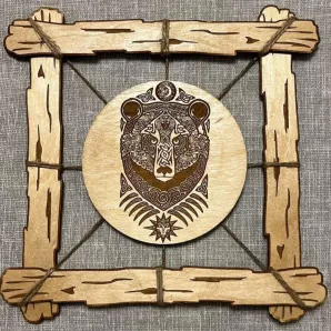 Славянский оберег — панно из дерева