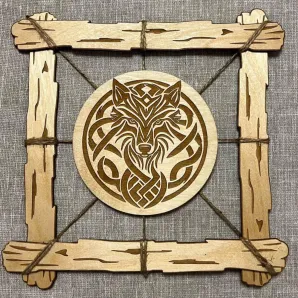 Славянский оберег — панно из дерева
