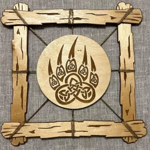 Славянский оберег — панно из дерева