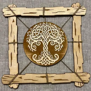 Славянский оберег — панно из дерева
