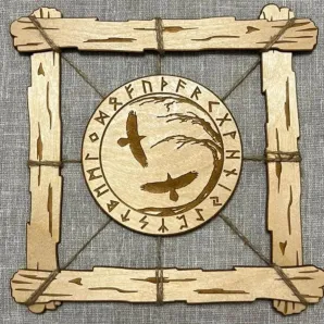 Славянский оберег — панно из дерева