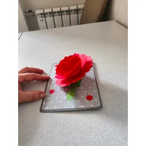 Поздравительная POP-UP открытка, выполненная в дизайне "KAGISIPPO"