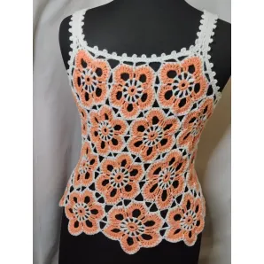 Топ вязаный женский