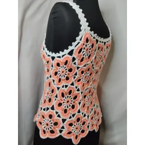 Топ вязаный женский