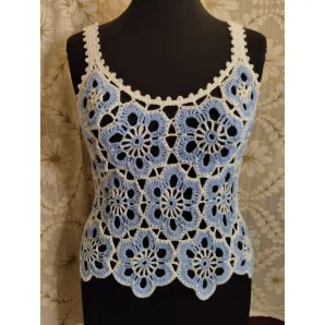 Топ вязаный женский