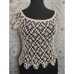 Топ вязаный женский