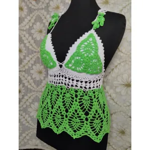 Топ вязаный женский