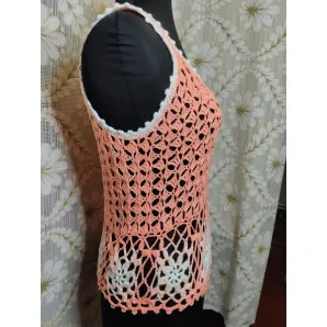 Топ вязаный женский