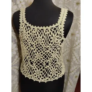Топ вязаный женский