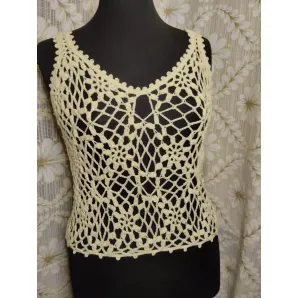 Топ вязаный женский