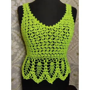 Топ вязаный женский