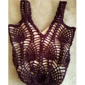 Сумка "Авоська" вязаная крючком — ручная работа