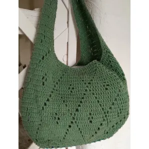 Легендарная сумка-шопер вязаная крючком — ручная работа