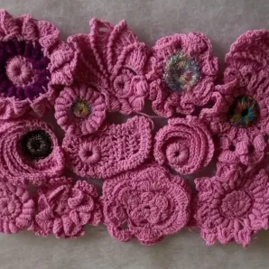 Сумочка клатч в стиле ирландского кружева