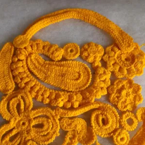 Образцы из мотивов (идеи для сумок), ирландское кружево