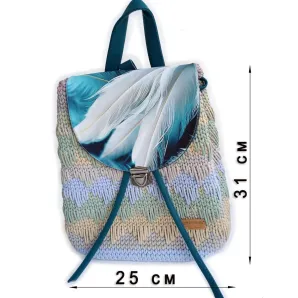 Рюкзак вязанный