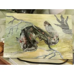 Картина "Молодой сом"