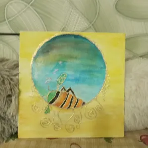 Картина "Золотая пчелка"