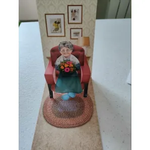 Поздравительная 3D открытка для бабушки