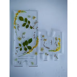 ​Держатель для телефона из эпоксидной смолы с натуральными травами